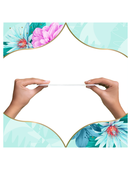 Discreet Multiform Waterlily Pesukaitsmed, 100 tk