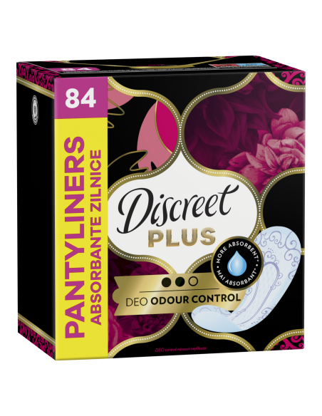 Discreet Protective Odour Control Plus Pesukaitsmed, 84 tk