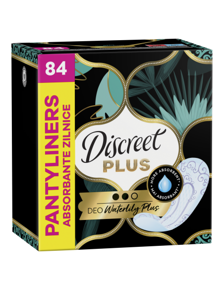 Discreet Protective Waterlily Plus DEO Pesukaitsmed, 84 tk