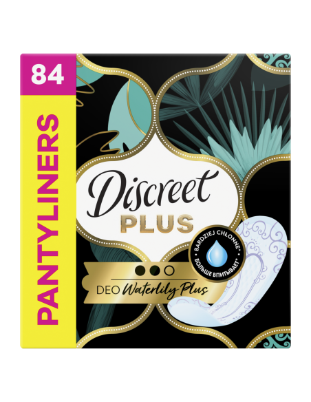 Discreet Protective Waterlily Plus DEO Pesukaitsmed, 84 tk