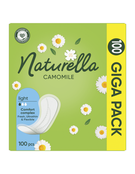 KAST 5 tk! Naturella Light Camomile Pesukaitsmed, 100 tk