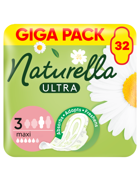 Naturella Ultra Maxi Size 3 Tiibadega Hügieenisidemed, 32 tk