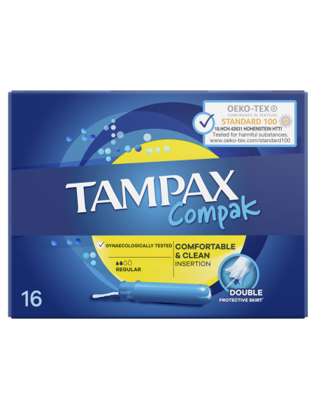Tampax Compak Regular Tampoonid Aplikaatoriga, 16 tk 