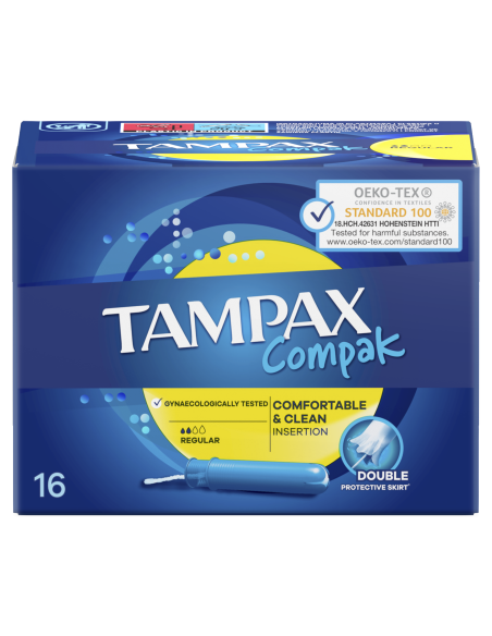 Tampax Compak Regular Tampoonid Aplikaatoriga, 16 tk 