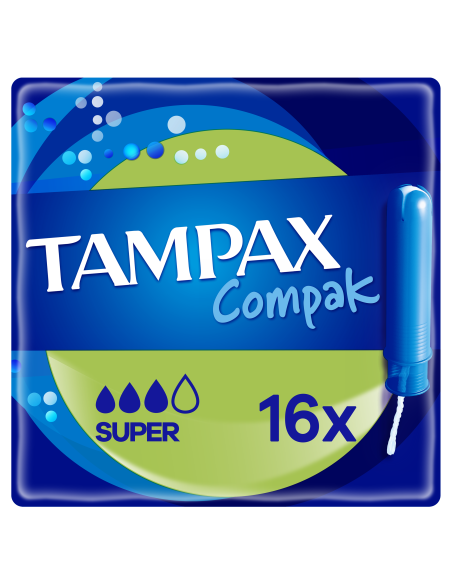 KAST 6 tk! Tampax Compak Super Tampoonid Aplikaatoriga, 16 tk 