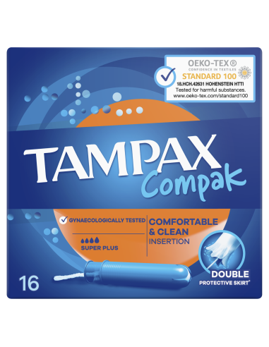 KAST 12 tk! Tampax Compak Super Plus Tampoonid...