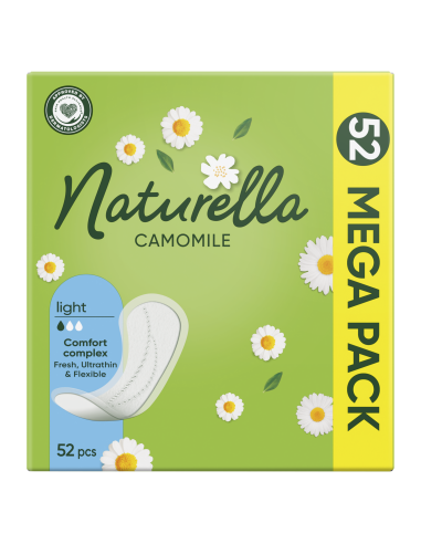 Naturella Light Camomile Pesukaitsmed, 52 tk
