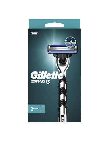 Gillette Mach3 raseerija meestele + 2 vahetustera