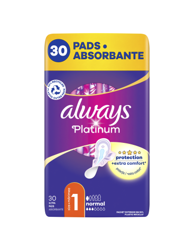 Always Platinum Normal Size 1 Hügieenisidemed...