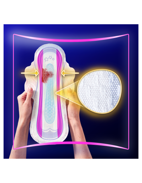 KAST 8 tk! Always Platinum Secure Night Extra Size 5 Hügieenisidemed Tiibadega, 8 tk 