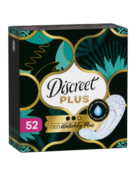 Discreet Protective Waterlily Plus Pesukaitsmed, 52 tk