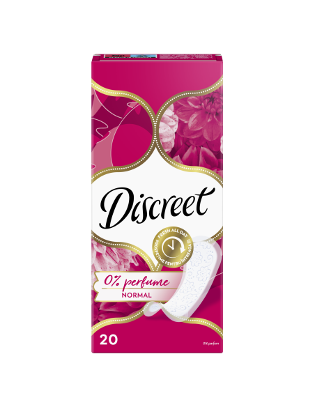 Discreet 0% Normal Pesukaitsed, 20 tk