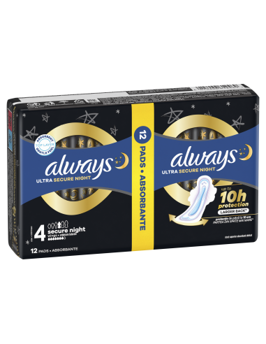 Always Ultra Secure Night Size 4...