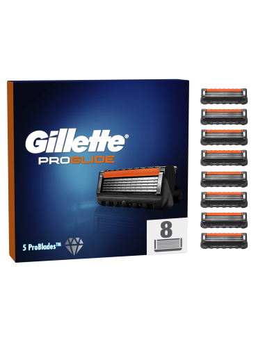 Gillette Proglide varuterad meestele 8 vahetustera