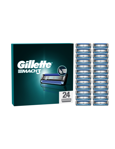 Gillette Mach3 raseerija vahetusterad meestele 24 tk