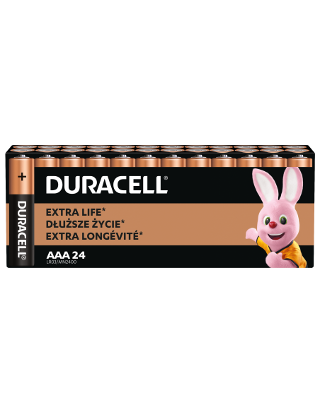 KAST 12 tk! Duracell patarei AAA/MN2400 24 tk