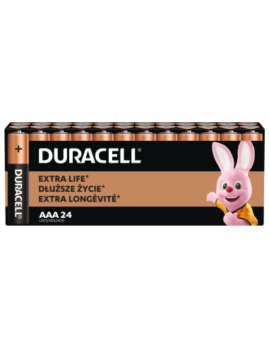 Duracell patarei AAA/MN2400 24 tk