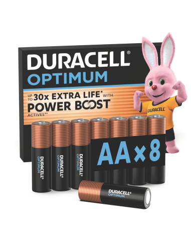 KAST 12 tk! Duracell Optimum AA 8tk.