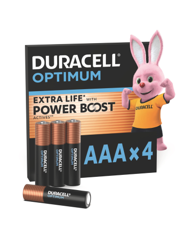 KAST 10 tk! Duracell Optimum AAA 4 tk