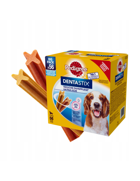 Pedigree Dentastix Medium närimismaiused koertele 56 tk (8x180 g)