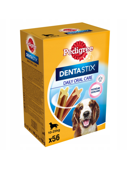 Pedigree Dentastix Medium närimismaiused koertele 56 tk (8x180 g)