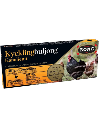 Bong kanapuljongi kuubikud 120g