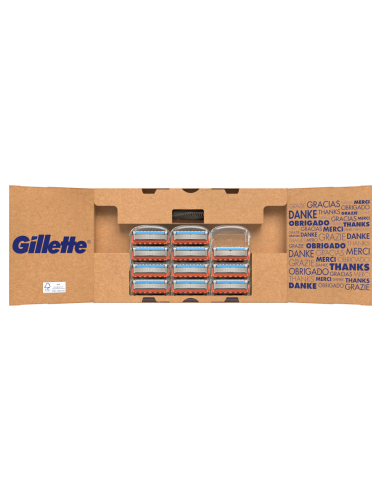 Gillette Fusion5 Raseerija Meestele + 11 Tera