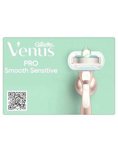 Gillette Venus Deluxe Smooth Sensitive Rosegold Raseerija Varuterad, 10 tk