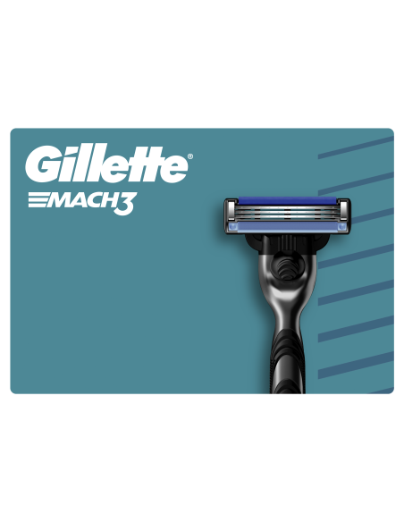 Gillette Mach3 Raseerija Meestele + 12 Tera