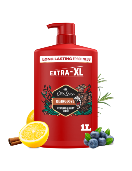 Old Spice Bearglove Meeste Dušigeel Ja Šampoon, 1000 ml