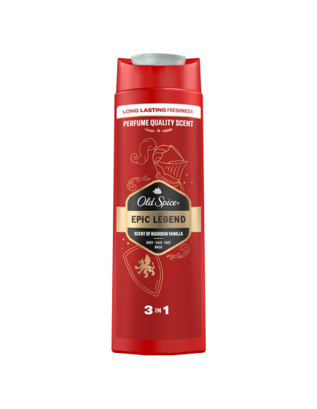 Old Spice Epic Legend Meeste Dušigeel Ja Šampoon, 400 ml