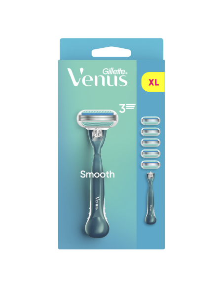 Gillette Venus Smooth Naiste Raseerija + 4 Tera