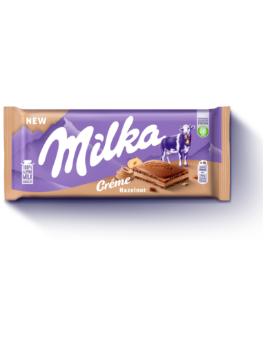 KAST 22 tk! Milka piimašokolaad pähklikreemiga 85g