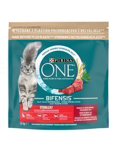 Purina ONE Sterilcat Bifensis veiseliha 1,5kg