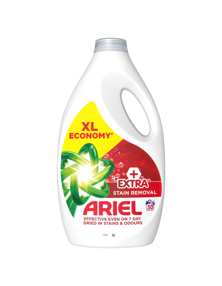 Ariel Extra Stain Removal Pesugeel, 50 Pesukorda, 2 L