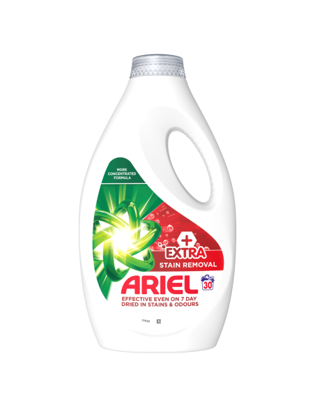 KAST 4 tk! Ariel Extra Stain Removal Pesugeel, 30 Pesukorda, 1.35 L