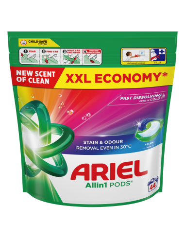 Ariel All-in-1 PODS Color Pesukapslid, 44...