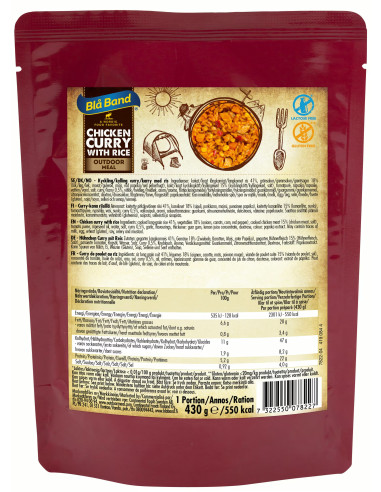 KAST 27 tk! Blå Band kana karri riisiga 430 g