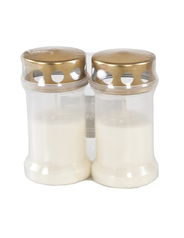 Hauaküünal 36h valge 2-pakk