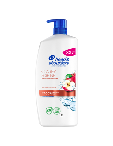 KAST 4 tk! Head & Shoulders šampoon Clarify & Shine 800 ml