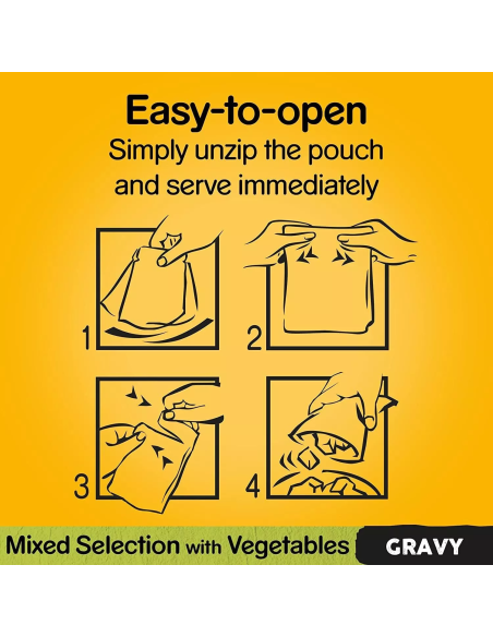 PEDIGREE Märg Koeratoit Kastmes (40x100g) Kalkun, Lammas, Veiseliha, Kana