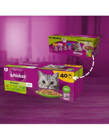 Whiskas Adult (40x85g) Märgtoit Täiskasvanud...