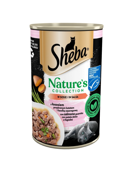 SHEBA Maitsevalik Kastmes Konserv (6x400g) Nature's Collection Märgtoit Täiskasvanud Kassidele