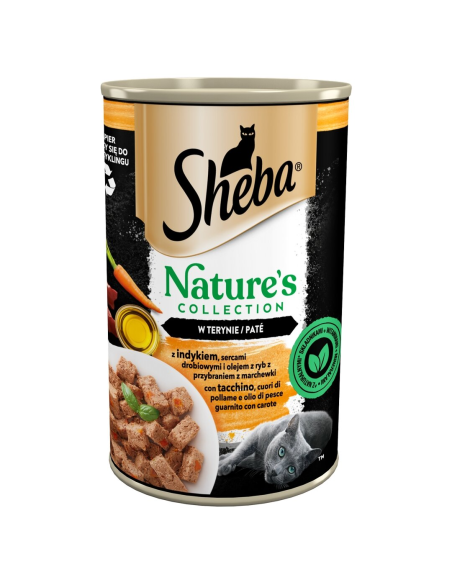SHEBA Maitsevalik Terriinivormis Konserv (6x400g) Nature's Collection Märgtoit Täiskasvanud Kassidele