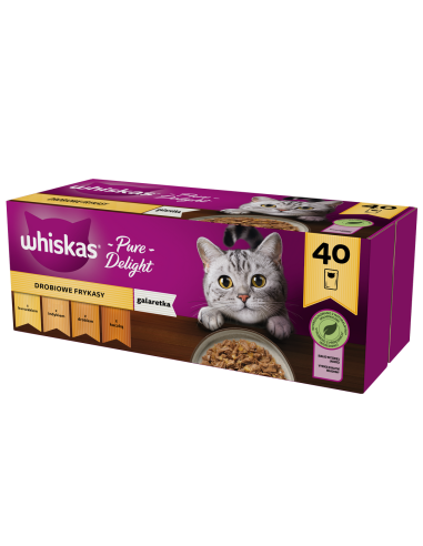 Whiskas Adult 40x85g Pure Delight märgtoit...