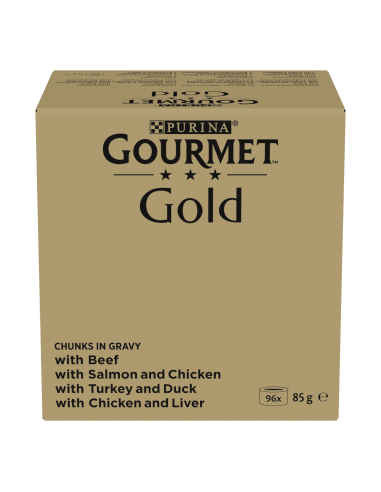 Purina Gourmet Gold kastmes veiseliha, lõhe,...