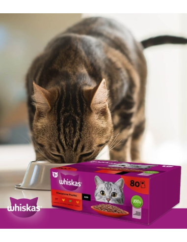 WHISKAS hõrgutised (80x85g) Classic Meals...