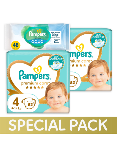 Pampers Premium Care Mähkmed, Suurus 4, 9-14...
