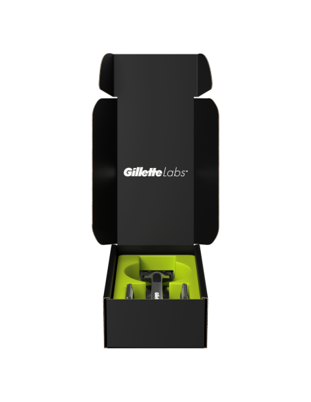 Gillette Labs raseerija meestele koos 5 vahetustera, hoidiku ja reisivutlariga