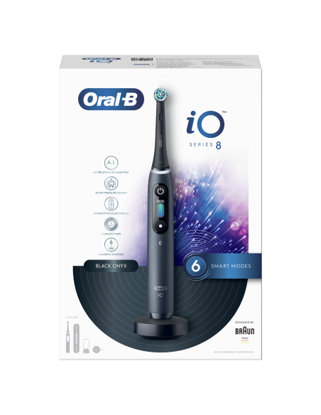 DC! iOM8.1B2.2BD Oral-B iO8 elektriline hambahari Black Onyx